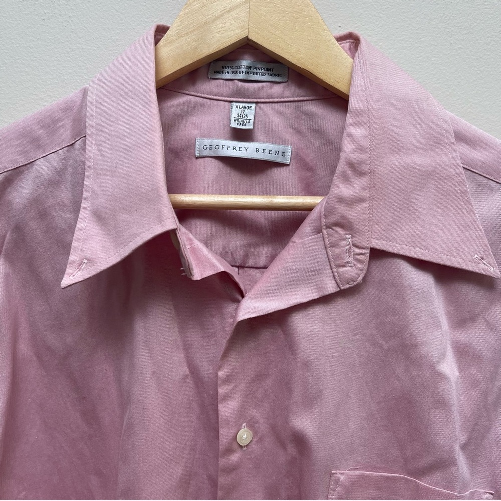 Geoffrey Beene Pink Button-Up Shirt - Picture 3 of 10